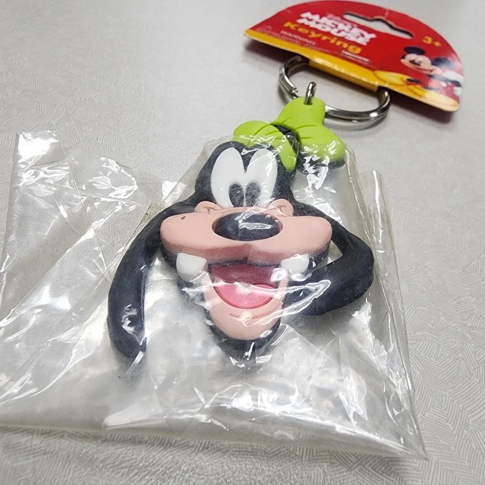 Vintage Disney Goofy Head House Car Key Holder Mickey Mouse Works Cartoon